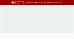 Desktop Screenshot of greystonecountryclub.com